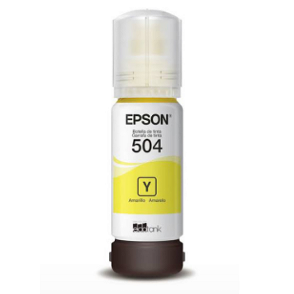 FRASCO DE TINTA EPSON T504420-AL L4150/L4160/L6161/L6171/L6191 AMARELO