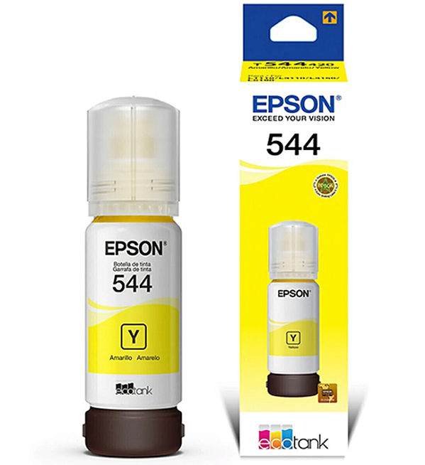 FRASCO DE TINTA EPSON T544420-AL L3110/L3150 AMARELO