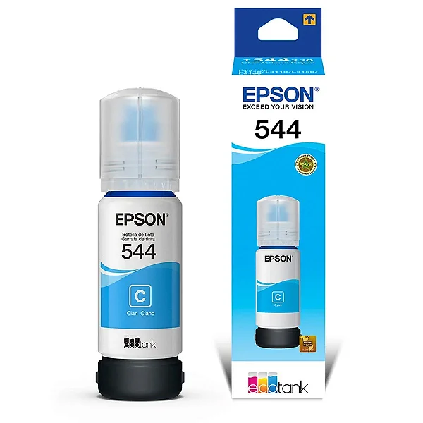 FRASCO DE TINTA EPSON T544220-AL L3110/L3150 CIANO