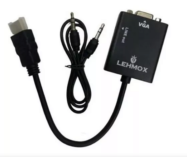 Cabo Conversor Hdmi Para Vga Ley-01 Lehmox