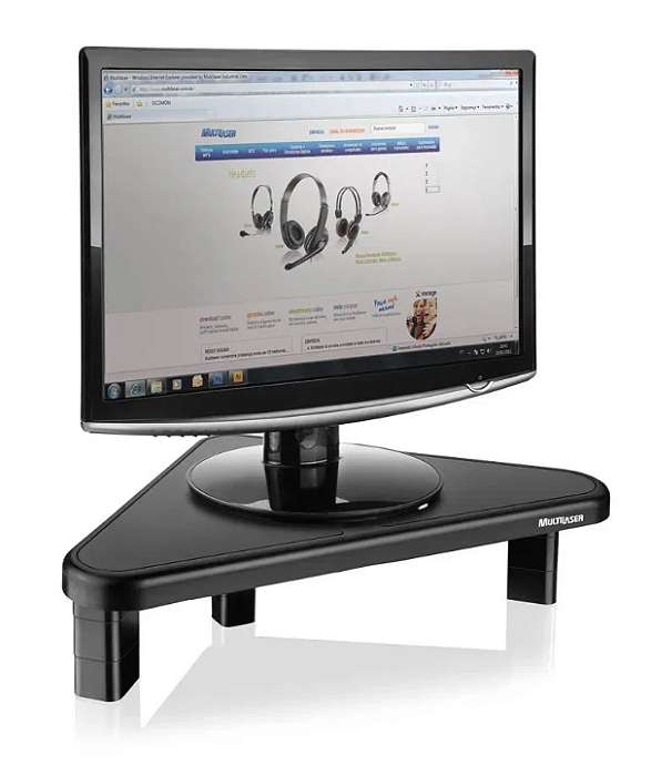 SUPORTE PARA MONITOR TRIANGUGO 3 NÍVEIS MULTILASER AC124