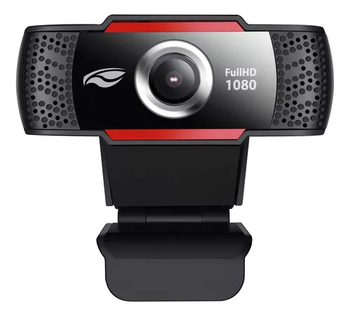 Câmera web C3Tech WB-100BK Full HD 30FPS cor preto