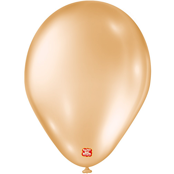 Balão Bexiga Redondo Látex Festa Tamanho 5 Perolizado 25un