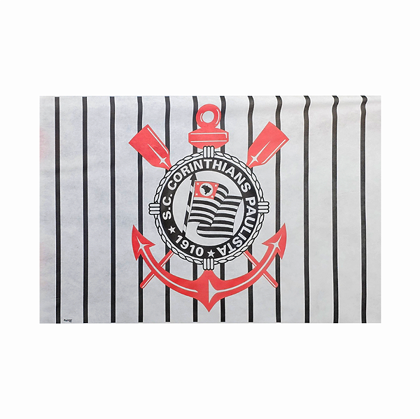 Painel Decorativo de TNT de 1,40m x 1,03m do Corinthians