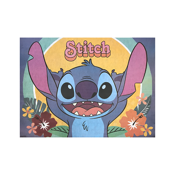 Painel Decorativo de TNT de 1,40m x 1,03m do Stitch