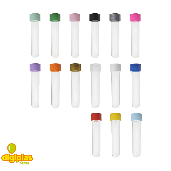 Tubete Colorido Lembrancinha 10 Un