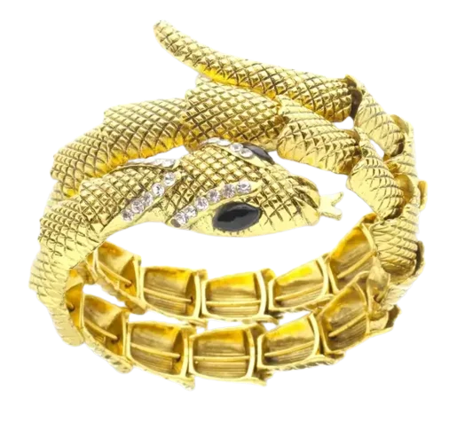 Fantasia Bracelete Serpente/Egípcio Dourado