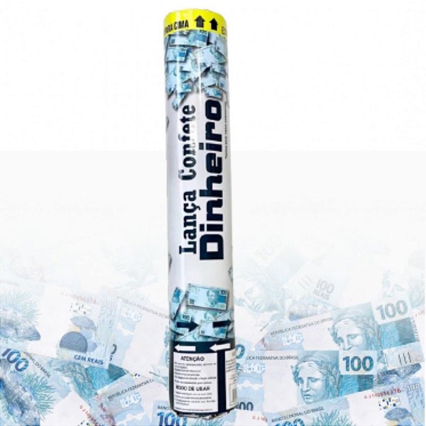 Lança Confete de Dinheiro 1un