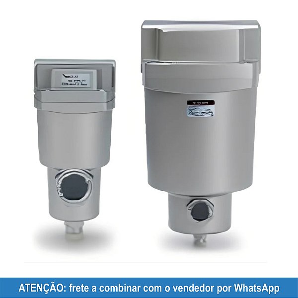 Filtro de Ar Submicrônico 2 Estágios AMH450C-F04BD-T SMC - Série AMH