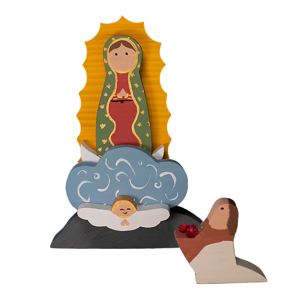 Nossa Senhora de Guadalupe Colorir- Coleção Marias para Colorir