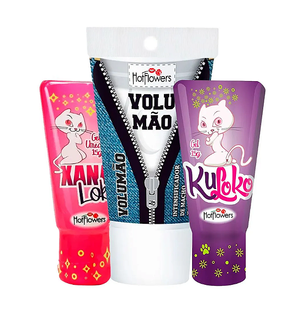 Kit: Volumão + Ku Loko + Xana Loka