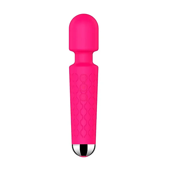 Vibrador USB, Varinha Mágica com 20 Modos de Vibração e 8 Níveis de Velocidade
