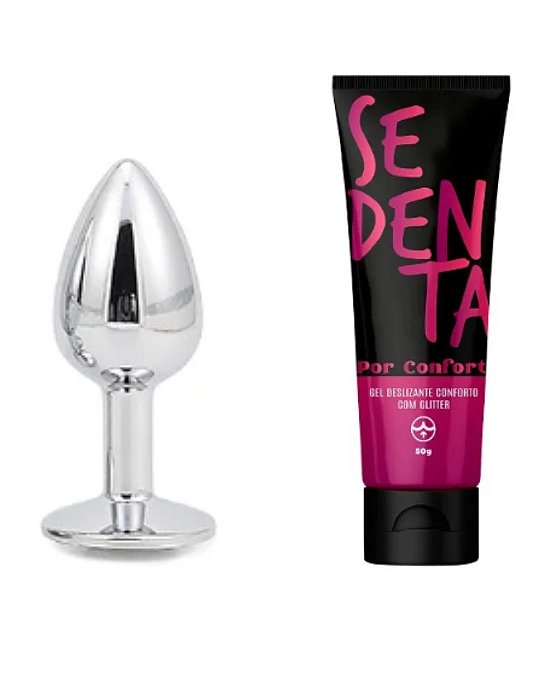Kit: Plug Anal P + Sedenta por Conforto