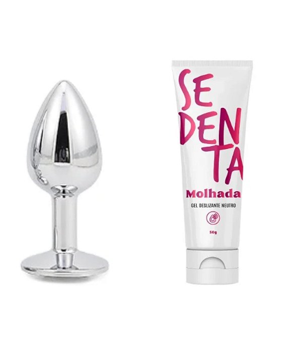 Kit: Plug Anal P + Sedenta Molhada