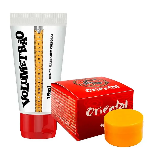 Kit: Volumetrão Gel Vasodilatador e Pomada Oriental