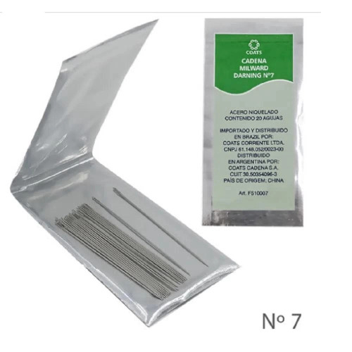 AGULHA MÃO CORRENTE N. 7 C/20  7891020009035