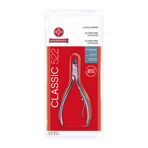 ALICATE CUTICULA MUNDIAL REF. 522 INOX   7891060679724