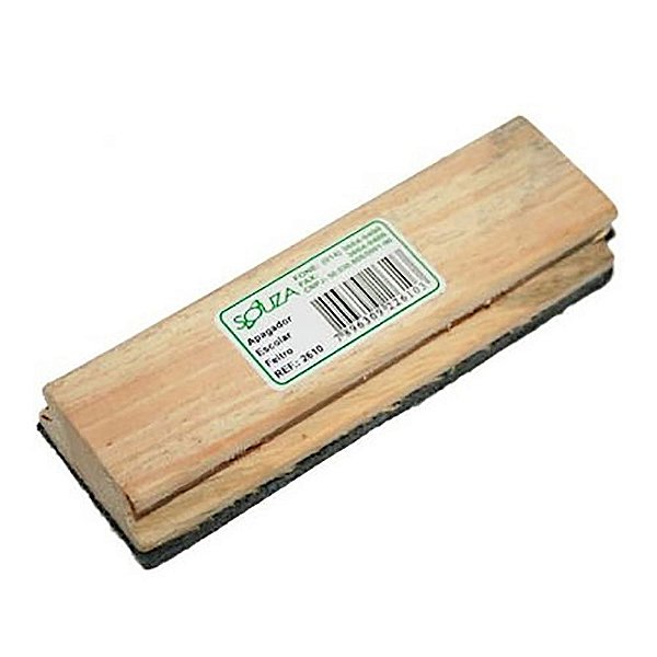 APAGADOR SIMPLES MADEIRA  PCTE C/12  7896309204156