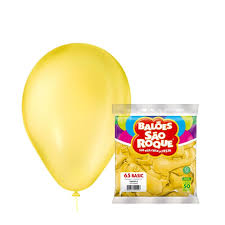 BEXIGA SÃO ROQUE N.6,5 AMARELA  C/50  7896243118373