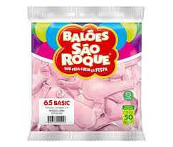 BEXIGA SÃO ROQUE N.6,5 ROSA CLARO  C/50  7896243125197
