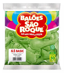 BEXIGA SÃO ROQUE N.6,5 VERDE CLARO C/50  7896243125210