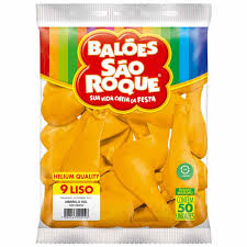 BEXIGA SÃO ROQUE N.9 AMARELO C/50  7896243102112