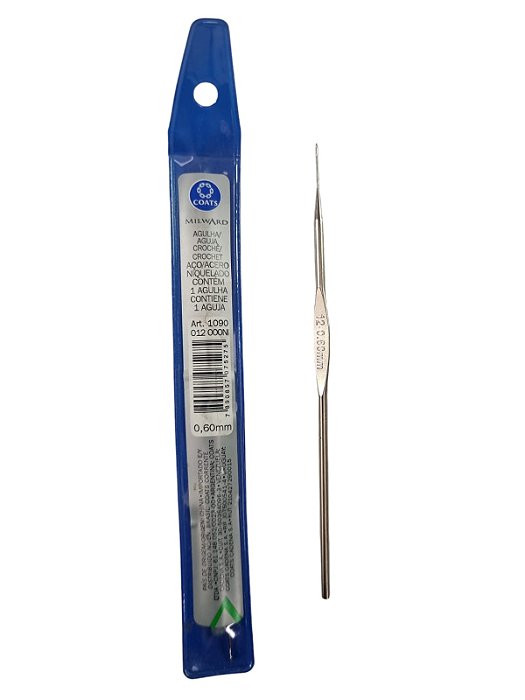 AGULHA CROCHE CORRENTE INOX 1090  0,60MM