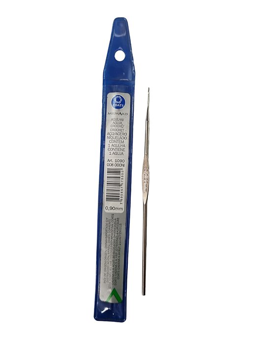 AGULHA CROCHE CORRENTE INOX 1090  0,90MM