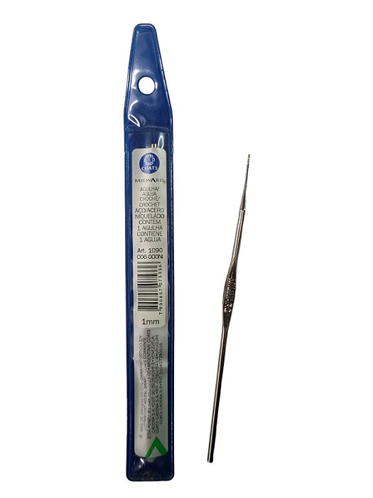 AGULHA CROCHE CORRENTE INOX 1090  1,00MM