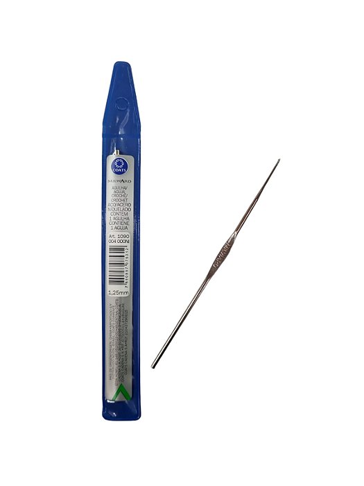 AGULHA CROCHE CORRENTE INOX 1090  1,25MM  7890857075312