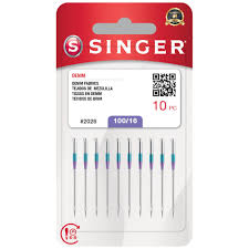 AGULHA MAQUINA SINGER N.9  C/10  037431889157