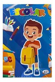 AGENDA ESCOLAR BROCHURA KIT MENINO  7890265986620