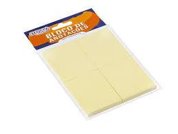 BLOCO ADESIVO 38X51MM AMARELO C/04 50F  BRW  7898675501167