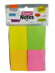 BLOCO ADESIVO 38X51MM NEON C/04 100F BRW  7898936754516