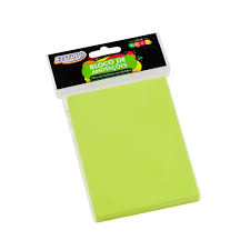 BLOCO ADESIVO 76X102MM NEON VERDE 100F BRW  7898936754479