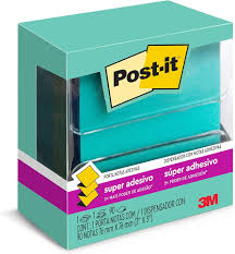 BLOCO ADESIVO PORTA BLOCO DISPLAY TRANSPARENTE + REFIL 76X76  90F