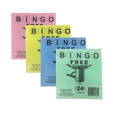 BLOCO BINGO FREE CORES C/24 BLOCOS