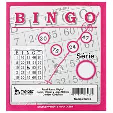 BLOCO BINGO JORNAL ROSA PCTE C/15 BLOCOS