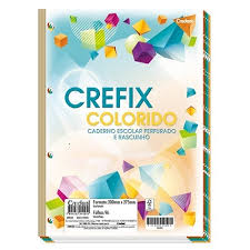BLOCO PAUTADO 4 FUROS 96F CREDEAL COLOR 7891253214251