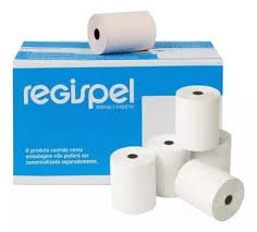 BOBINA TERMICA 80MM X 40M CX C/30 REGISPEL  7893460311228