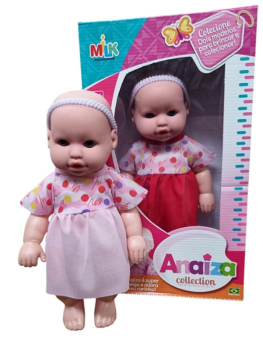 BONECA BEBE ANAIZA MILK 7898283853405