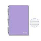 CADERNETA 1/8 C.DURA 64FLS TAMOIO PASTEL LILAS C/05   7897571921758