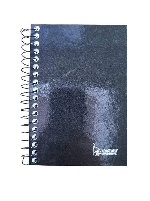 CADERNETA 1/8 C.DURA PRETA 64FLS C/05 TAMOIO  7897571920614