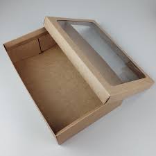 CAIXA KRAFT COM VISOR P/SAPATO 20,5 X 30,5 X 9,5  PCTE C/10UN
