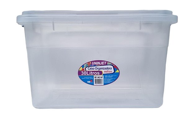 CAIXA ORGANIZADORA PLASTICA  30 LITROS UNINJET