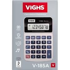 CALCULADORA VIGHS V-185A  7897474141017