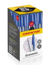 CANETA ESF.COMPACTOR ECONOMIC PRETA C/50  7896572013899