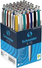 CANETA ESF.COMPACTOR SCHNEIDER K15 AZUL