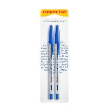 CANETA ESF.COMPACTOR TOP 2000 AZUL BLISTER C/02  7896572000110