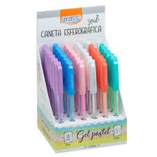 CANETA ESF.GEL PASTEL BRW